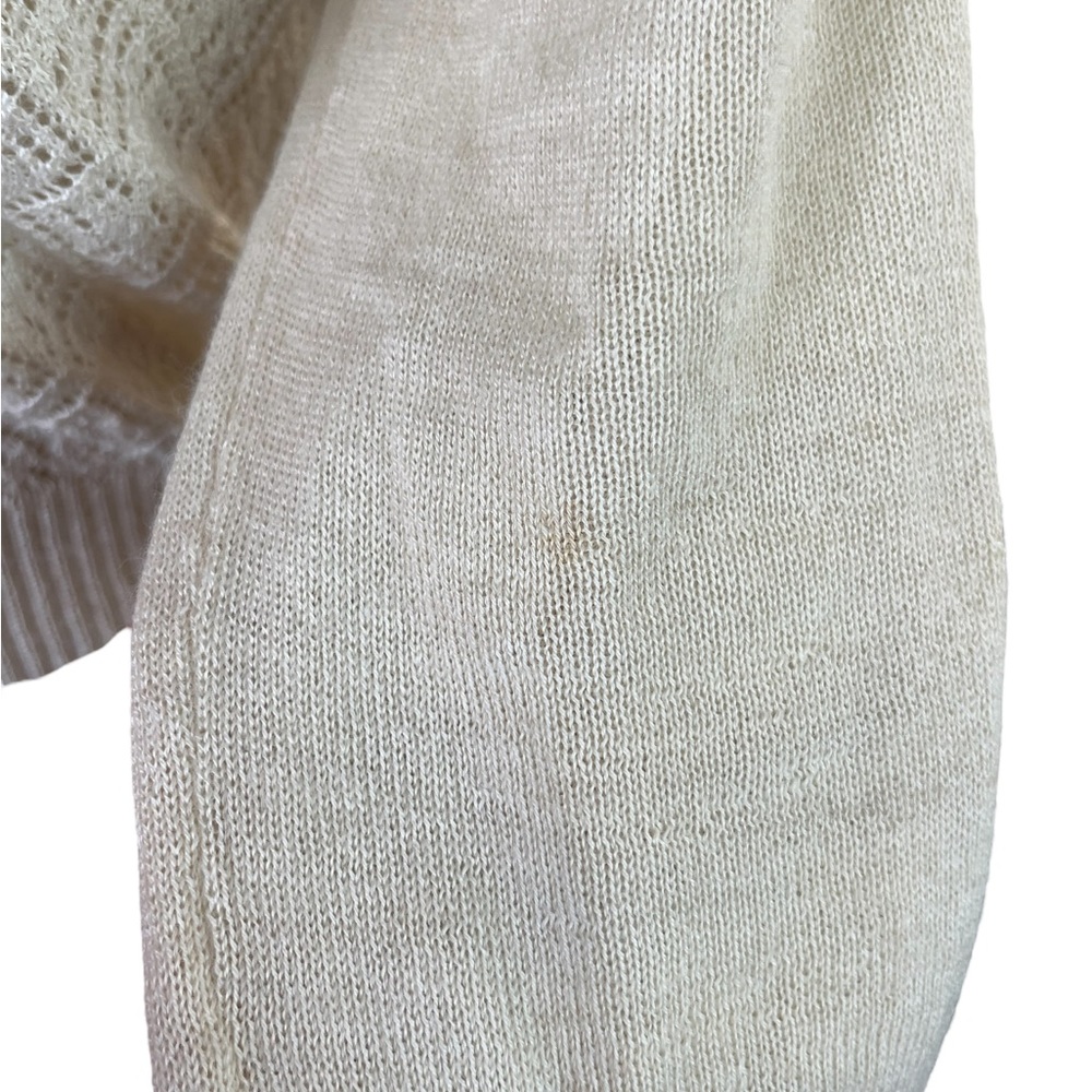 Peruvian Connection Cream Eggshell Cardigan - image 3